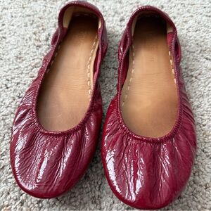 Tieka Ruby Red Ballet Flats